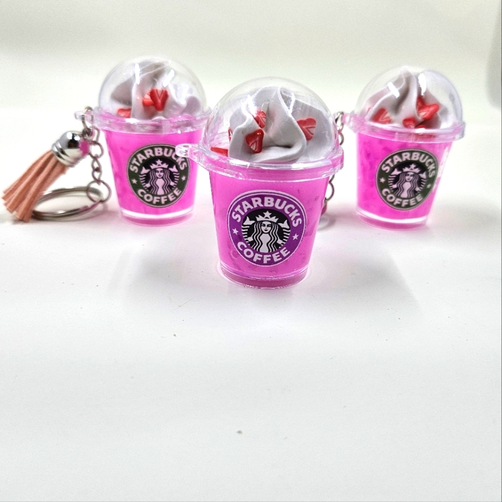 Starbucks Inspired Keychain